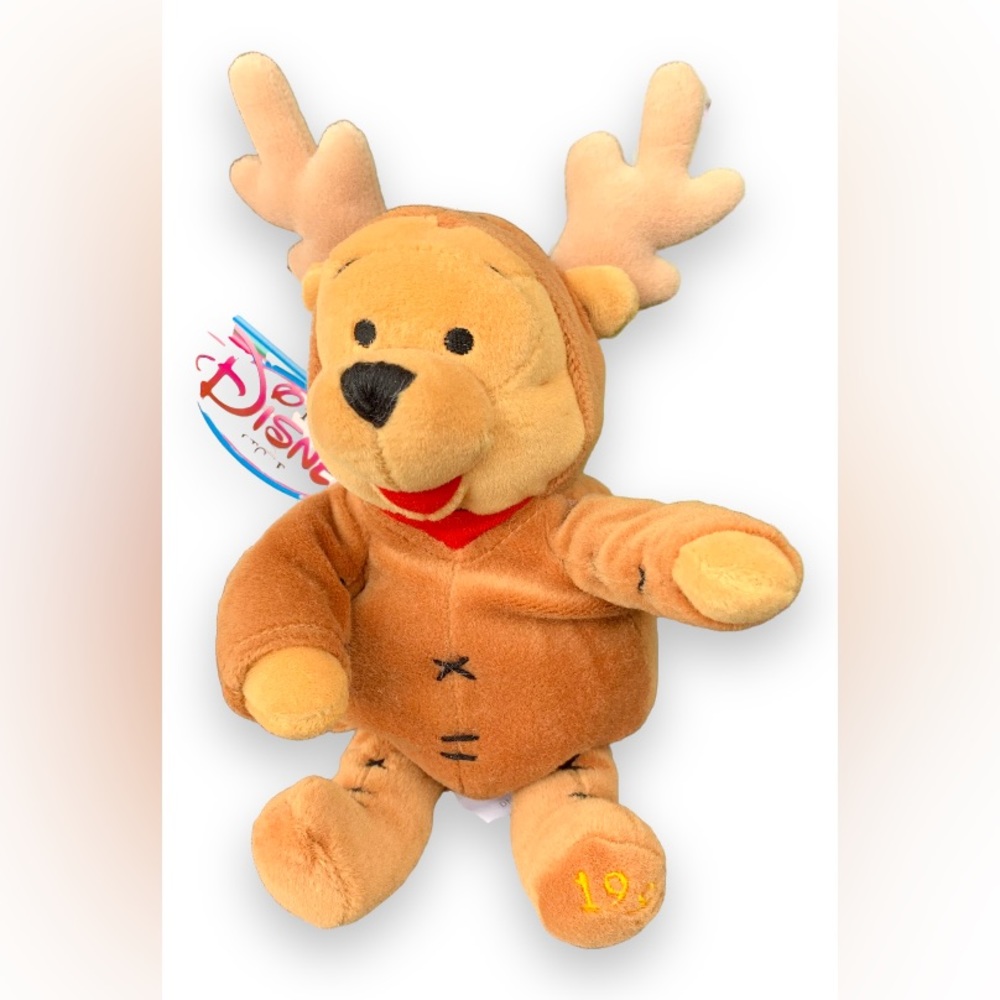 Disney - Reindeer Pooh Bean Bag 8”